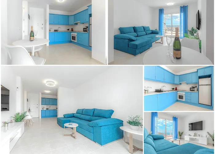 Blue With One Bedroom, Wifi And Amazing View *