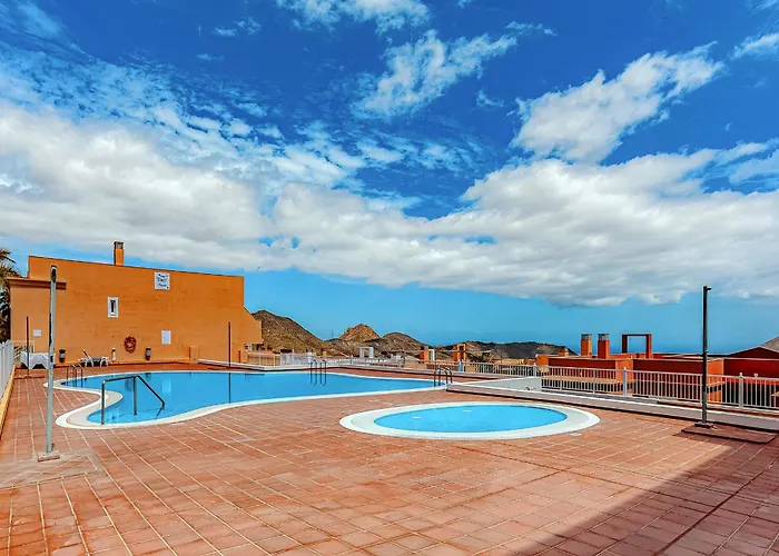 Blue With One Bedroom, Wifi And Amazing View Apartment Chayofa